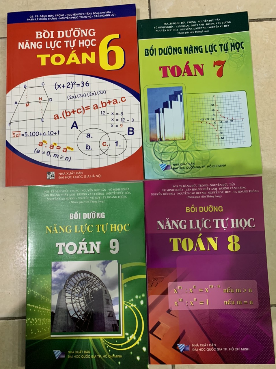 Combo bồi dưỡng năng lực tự học Toán 6,7,8,9