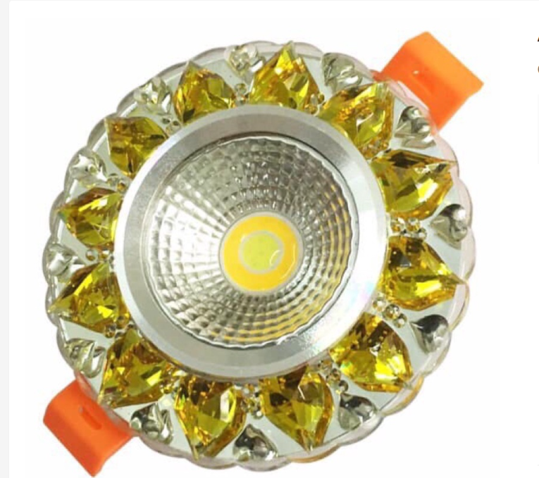 Đèn âm trần viền màu cob 3w+3w