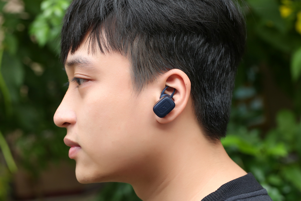 Tai nghe Bluetooth Mozard Q6C Xanh Navy - Hàng Chính Hãng