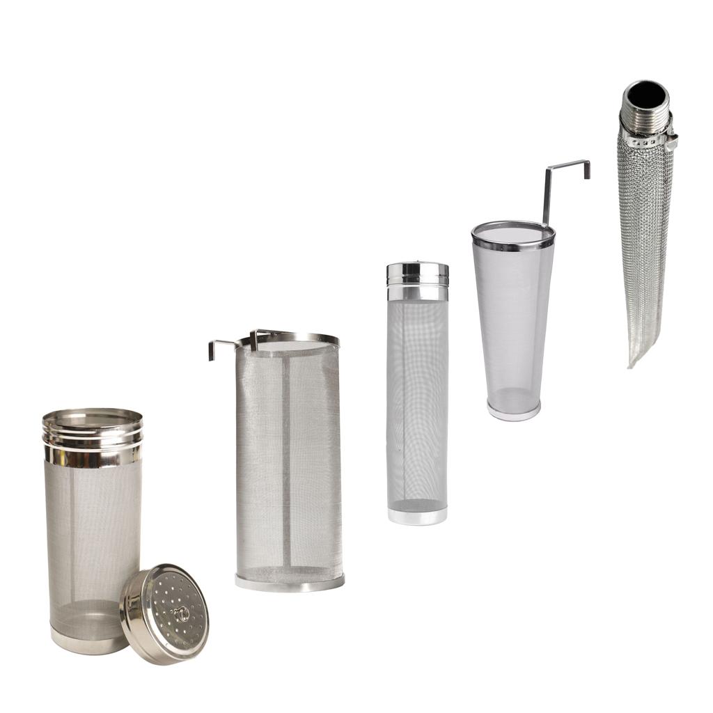 Brewing Hopper Basket, Stainless Steel 300 Micron Mesh – Home DIY Dry Hops Beer and Tea Kettle Brew Filter