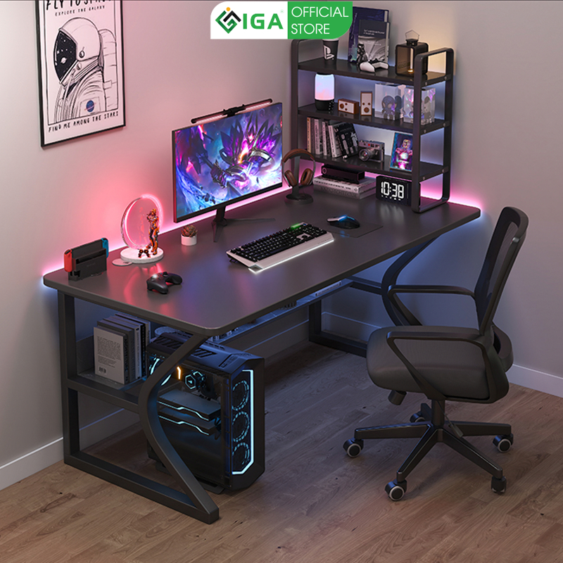 Bàn gaming cao cấp phong cách hiện đại thương hiệu IGA - GM67