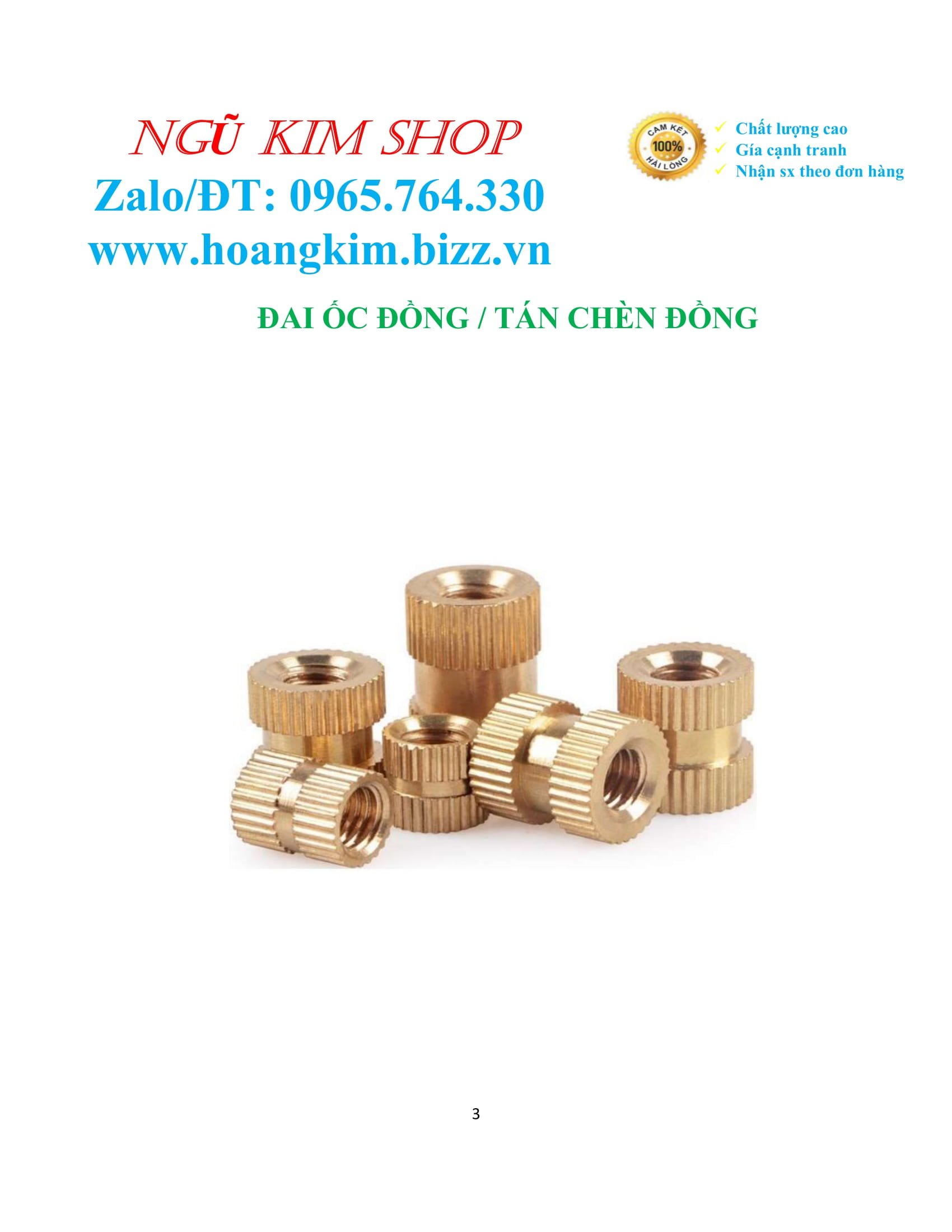 ĐAI ỐC ĐỒNG _ ĐAI ỐC BẰNG ĐỒNG _ TÁN CHÈN ĐỒNG M3,.............,M8