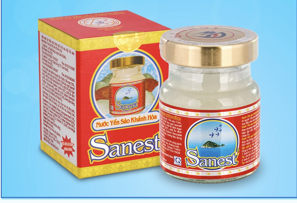 COMBO 6 LỌ NƯỚC YẾN SÀO KHÁNH HÒA SANEST LỌ (K)  70ML - 029