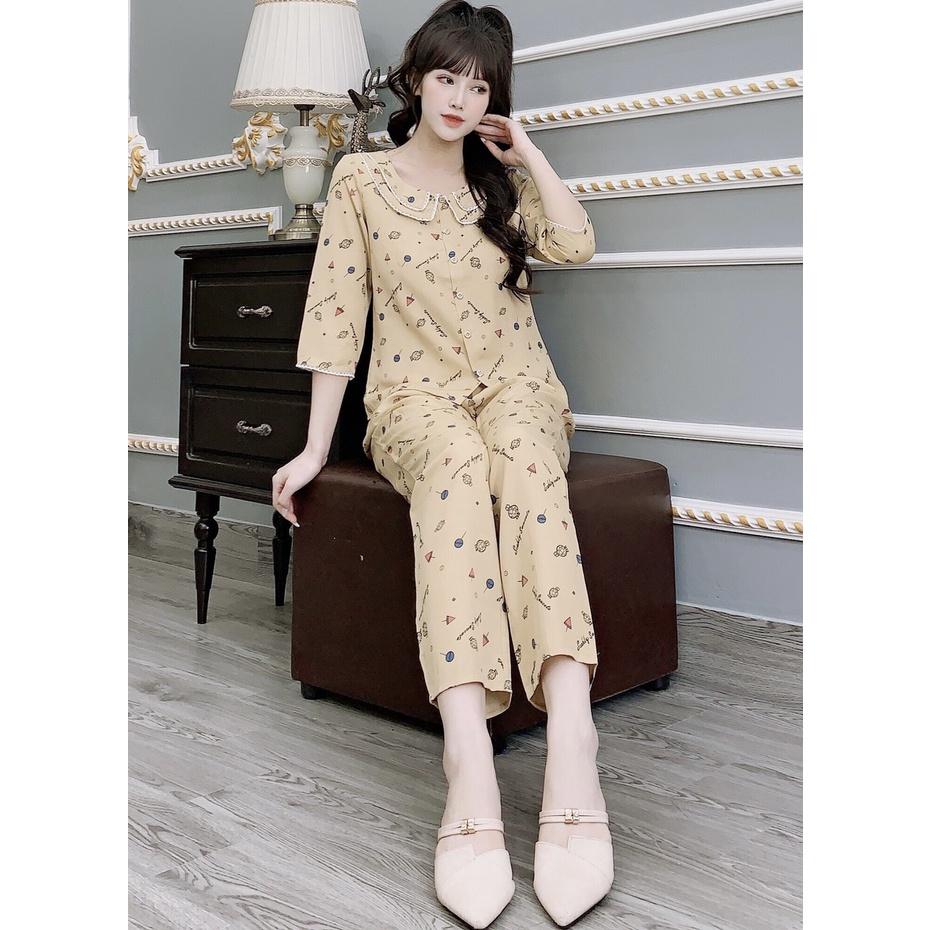 Dồ bộ mặc nhà cao cấp, chất đũi lạnh