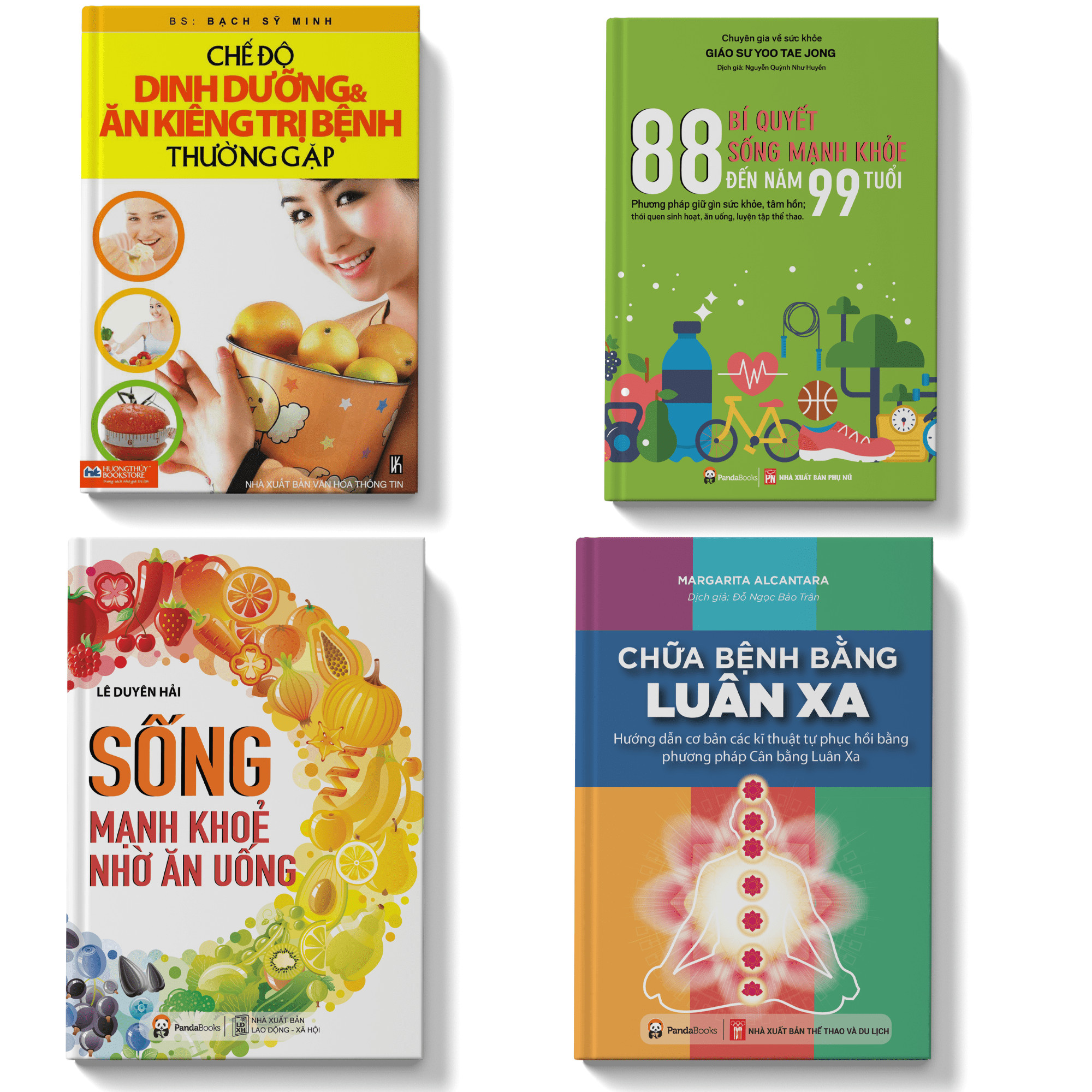 Sách Combo 4 cuốn sức khỏe