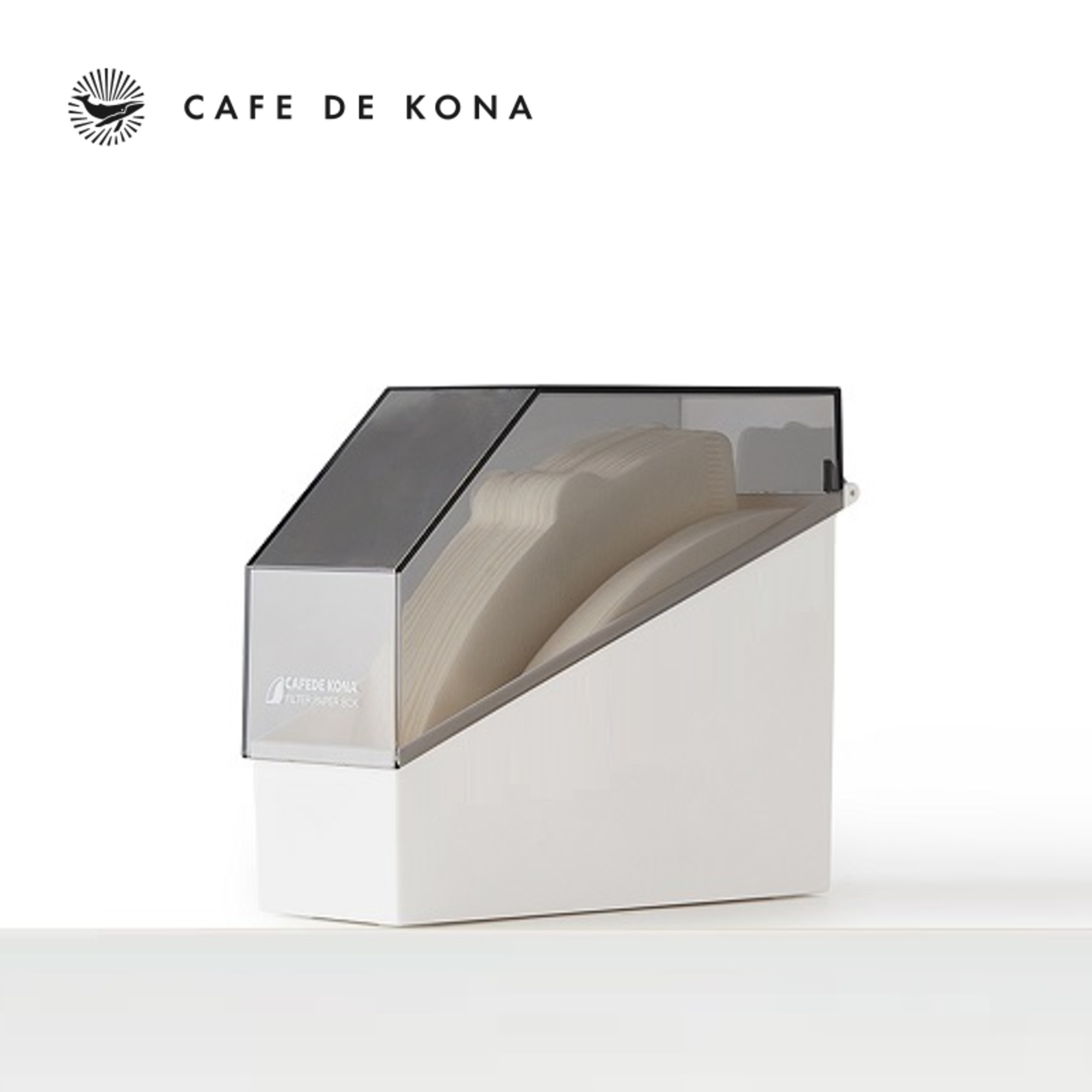 Hộp nhựa đựng giấy lọc cà phê pour over v60 CAFE DE KONA