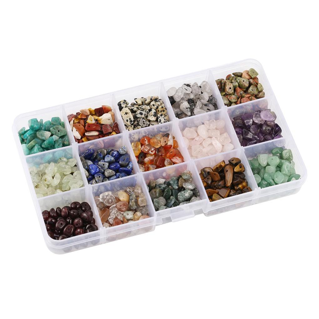 1 Box 4-8mm Jewelry Making Bead Portable DIY Art Design Safe Stones Indoor Home Handbag Ear Drop Anklet Beads