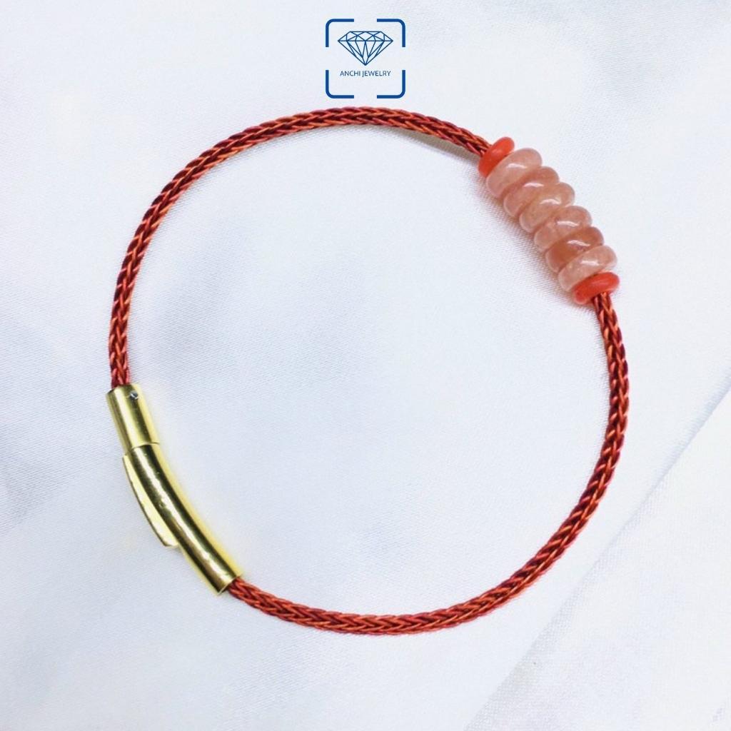 Vòng tay ngũ điếu phong thủy mệnh hỏa, thổ. Anchi jewelry