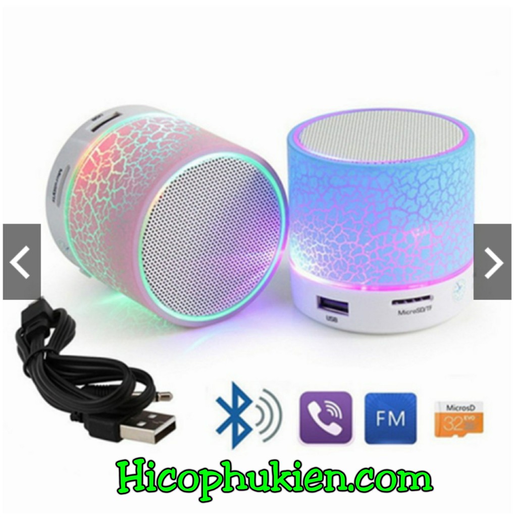 Combo Loa Bluetooth Mini Nhấp Nháy + Tặng Kèm Giá Đỡ Cánh Tay (giao màu ngẫu nhiên)