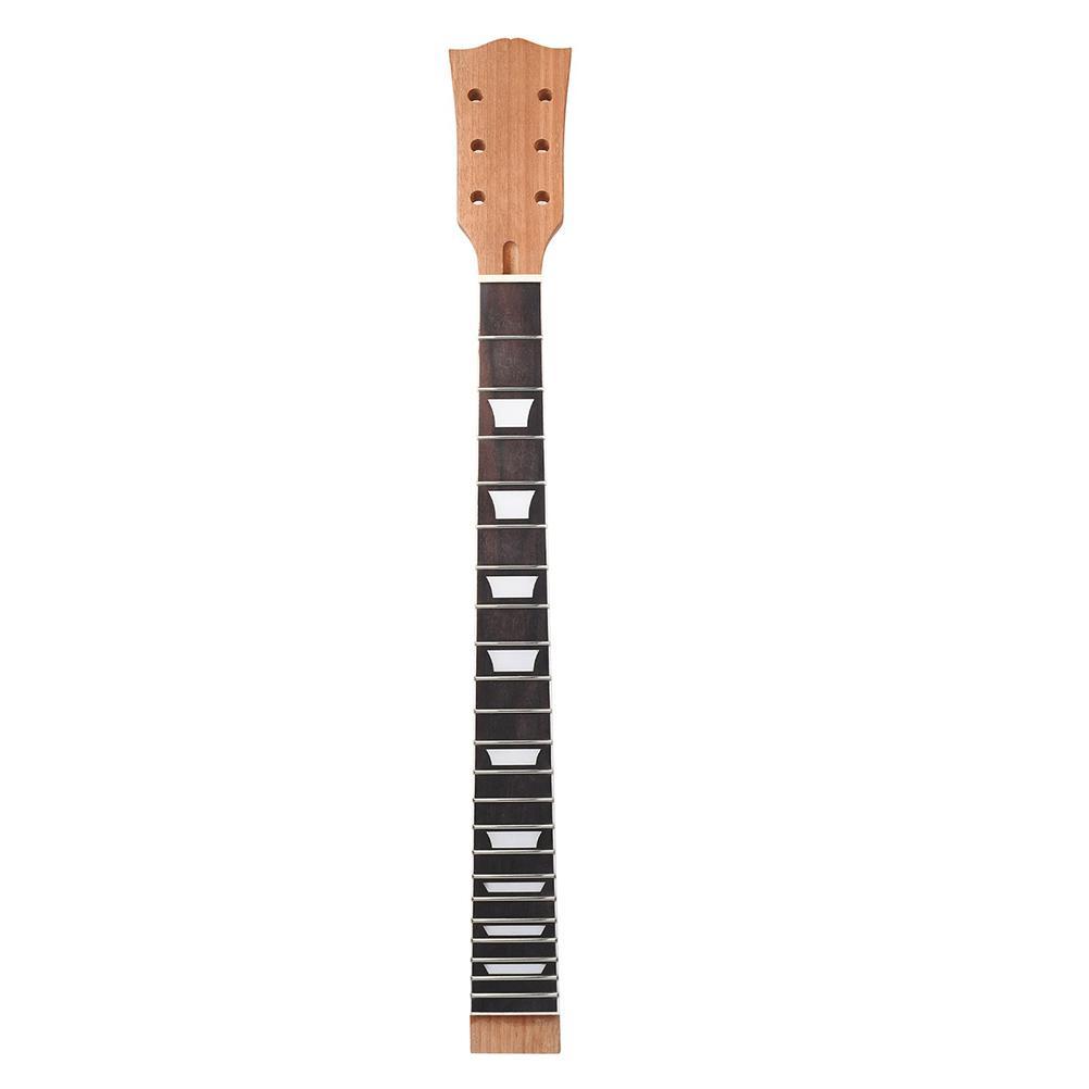 Electric Guitar Neck 22 Frets Rosewood Fingerboard DIY Replacement for LP Guitar Parts ELEN