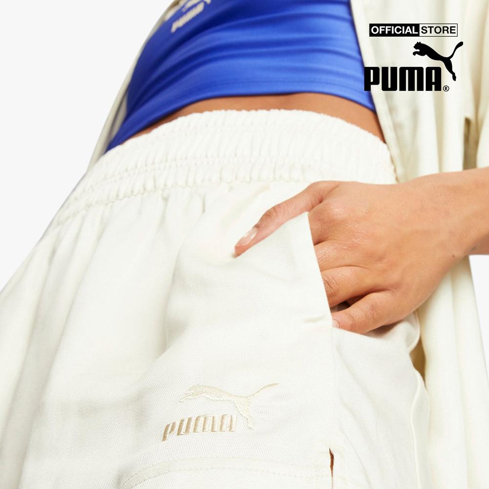 PUMA - Quần shorts nữ ống lộng lưng thun T7 538289