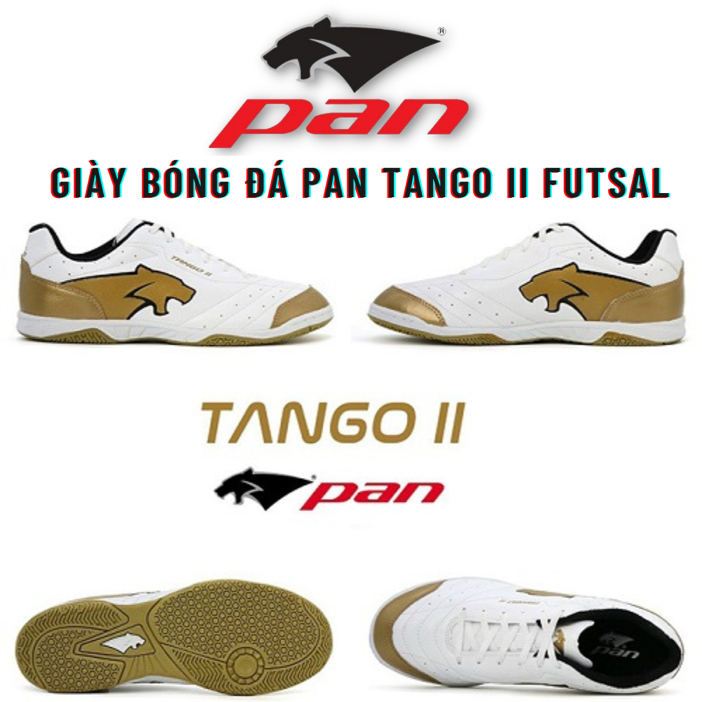 Giày Bóng Đá Pan TangGo II Futsa - Giày Đế Bằng Cho Khả Năng Tiếp Xúc , Khống Chế Bóng Chuẩn Xác - Hàng Chính Hãng Thái Lan