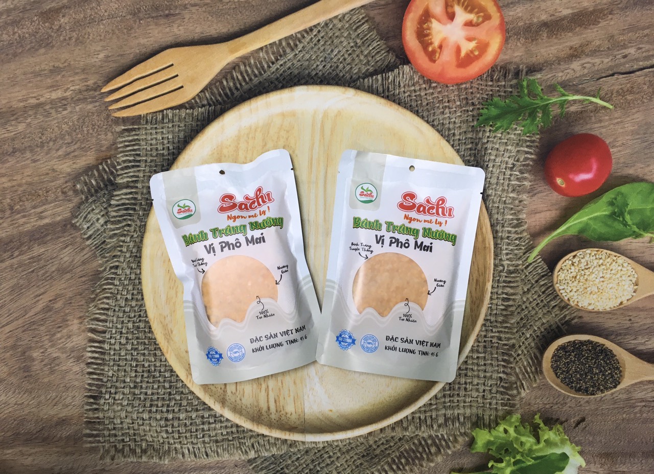 Bánh Tráng Nướng Tẩm Phô Mai Sachi 45gram