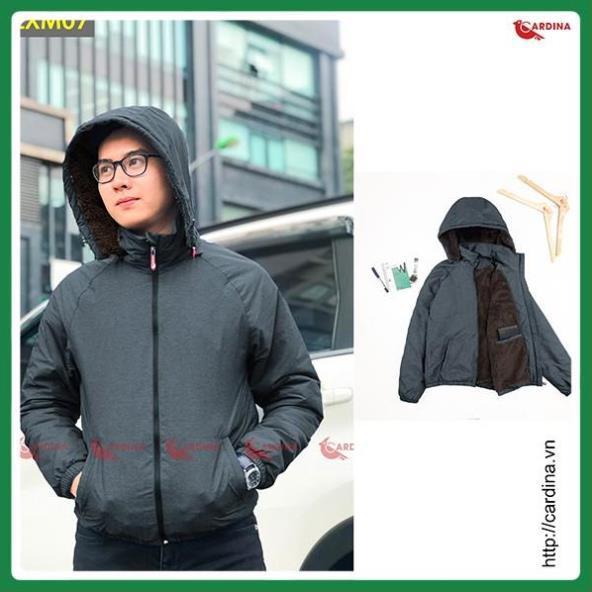 Áo Khoác Nam Vải Gió Xước 2 lớp Lót Lông Cừu Cao Cấp Siêu Ấm, Siêu Nhẹ, Kiểu Dáng Thể Thao Trẻ Trung, Năng Động