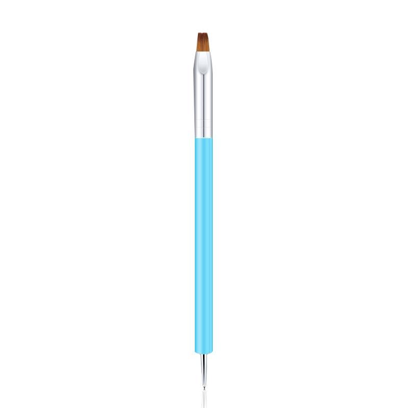 Cọ 2 đầu đắp móng đắp gel và đầu chấm bi đính đá tiện lợi. Sản phẩm 2 in 1 thân cọ đẹp đầu cọ dày bền.