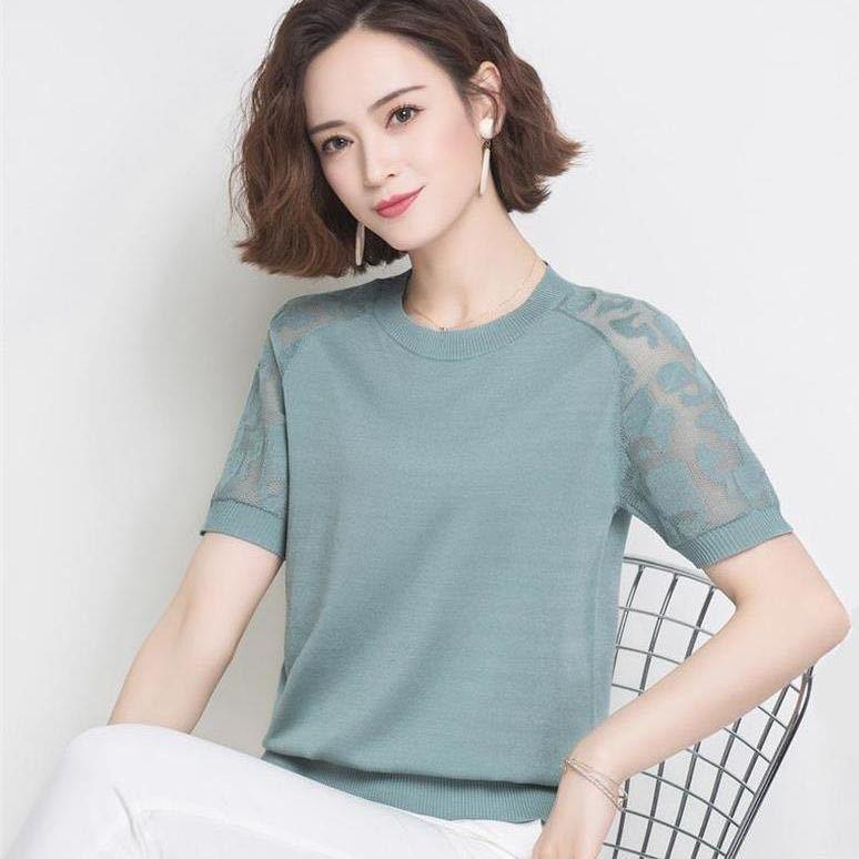 Áo Thun Nữ Phối Tay Ren Mùa Hè AL12 - Hàng Quảng Châu Cao Cấp