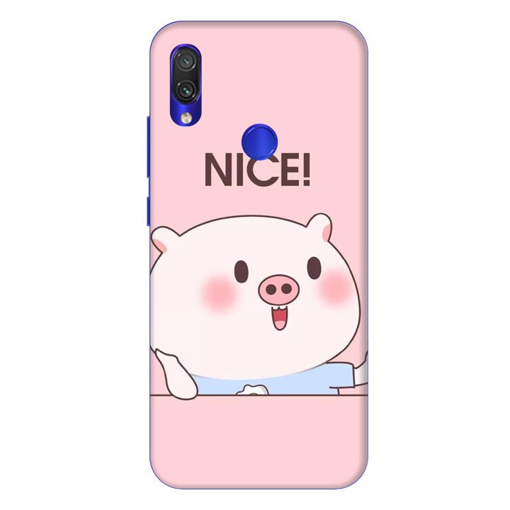 Ốp lưng dành cho điện thoại Xiaomi Redmi Note 7 hình Heo Con Xinh Xắn - Hàng chính hãng