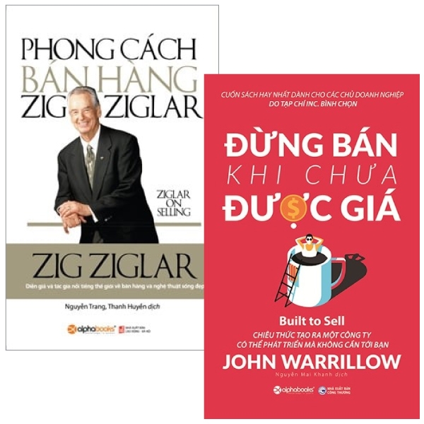 Combo Phong Cách Bán Hàng Zig Ziglar + Đừng Bán Khi Chưa Được Giá (Bộ 2 Cuốn)