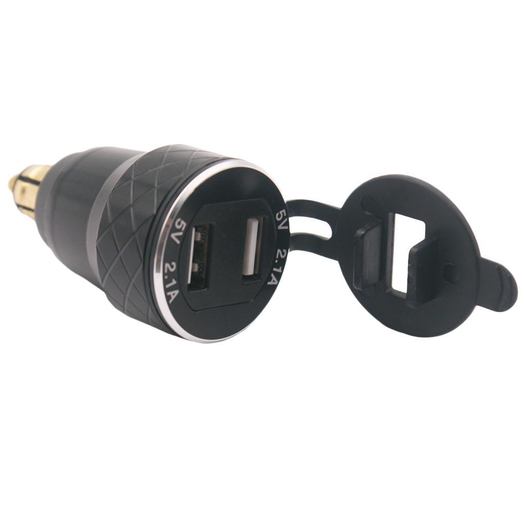 For    800 XC   Dual USB Motorcycle Charger 5V 4.2A