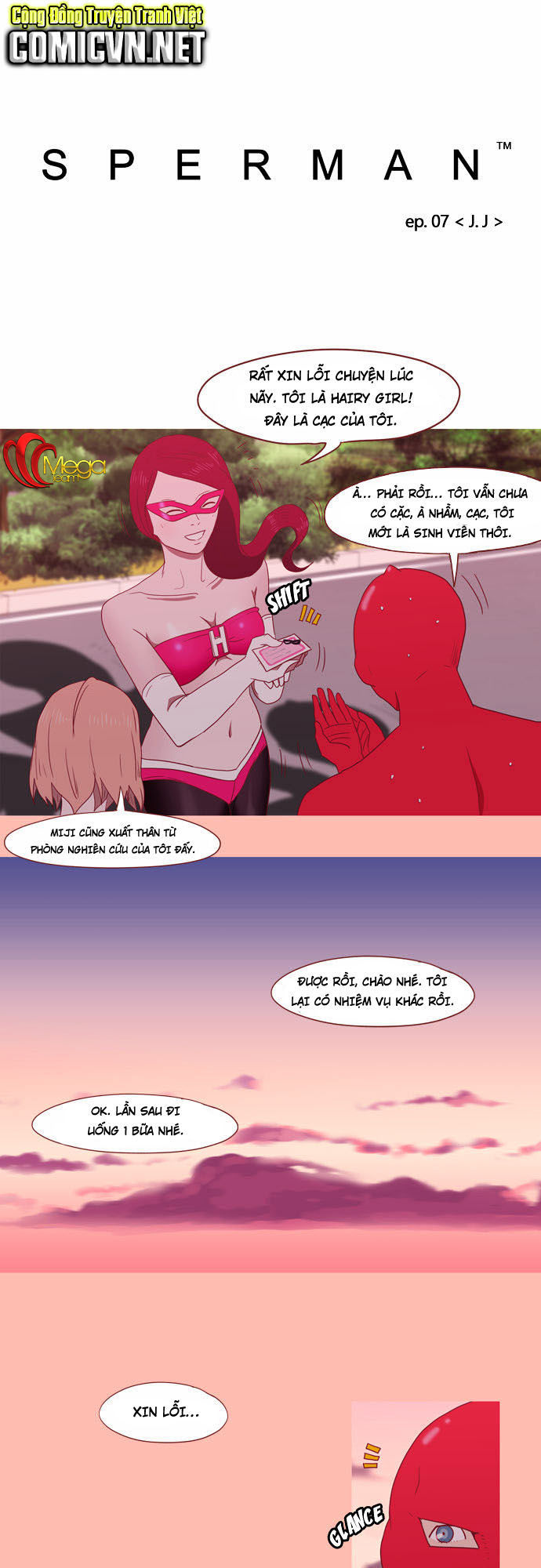 siêu nhân tinh trùng chapter 7 14