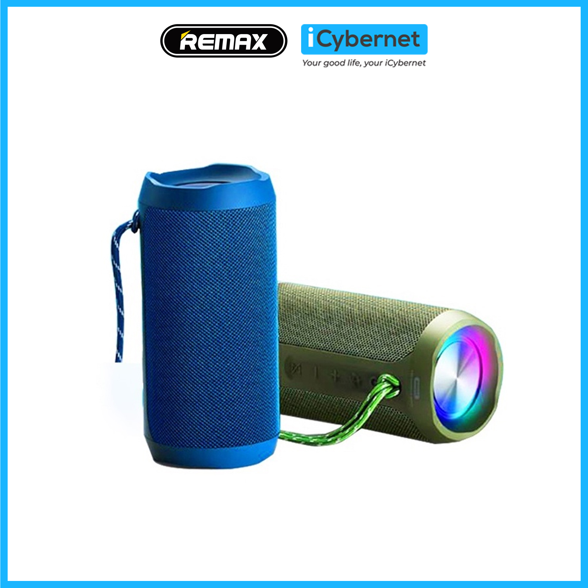 Loa Bluetooth Thông Minh Kháng Nước Remax Rb - M28 Hàng Chính Hãng - Xanh Dương