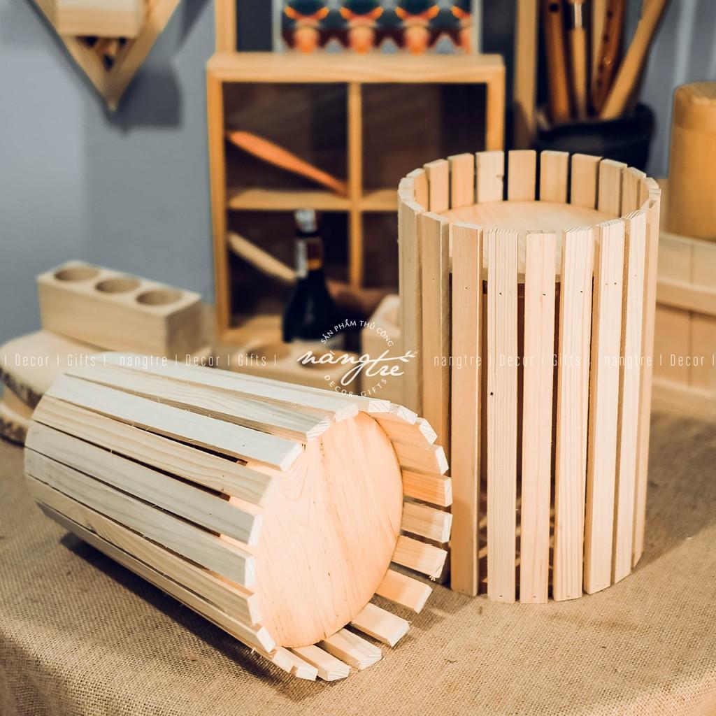 Bình gỗ pallet/đôn gỗ pallet -