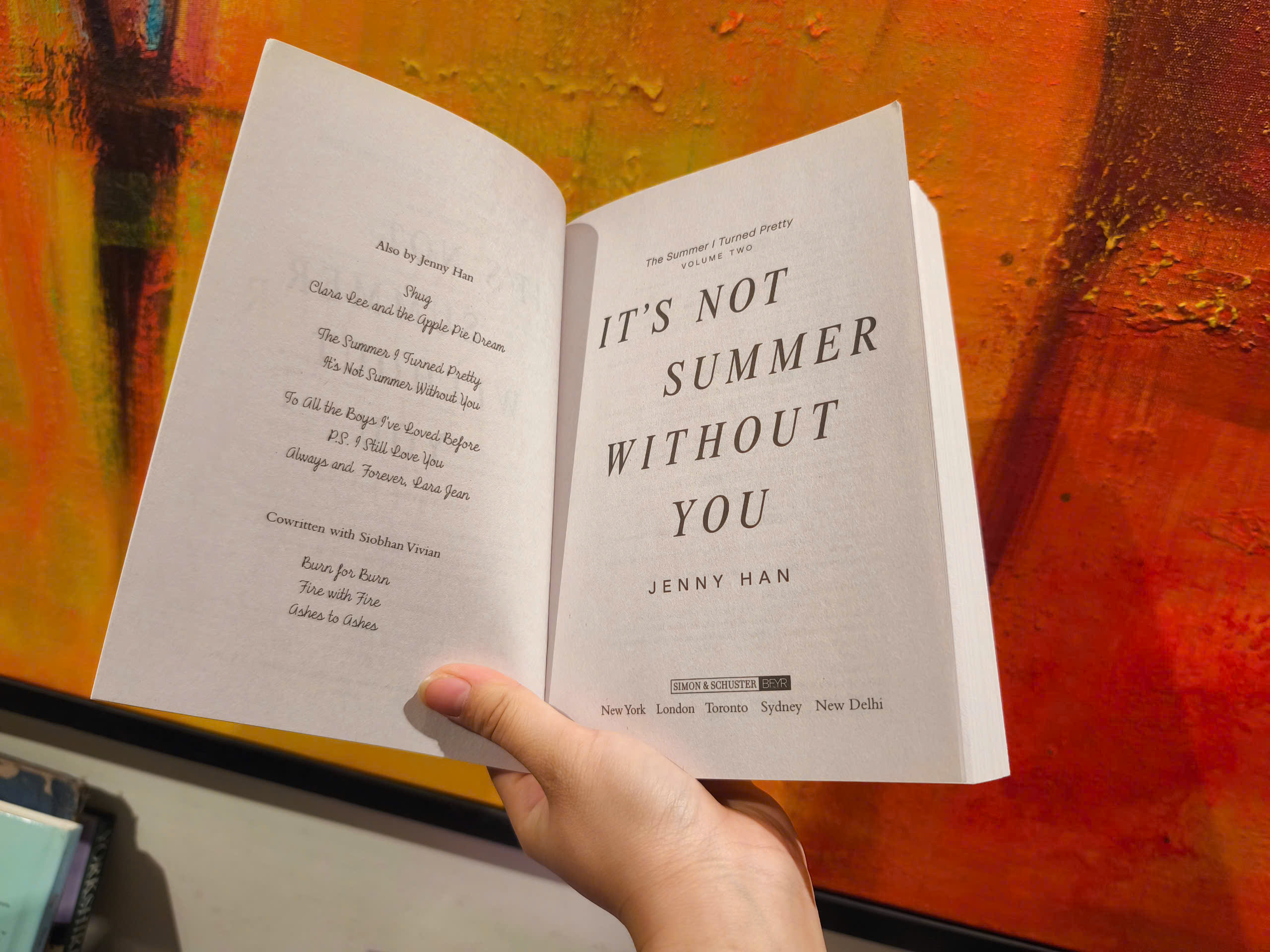 Sách - It's Not Summer Without You (Book#2 of The Summer I Turned Pretty) by Jenny Han/English Novel