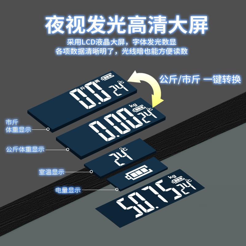Thuận lợi nhất cân thông minh bluetooth cân sức khỏe điện tử cân mỡ cơ thể ứng dụng có thể sạc lại cân cân bluetooth cân mỡ cơ thể