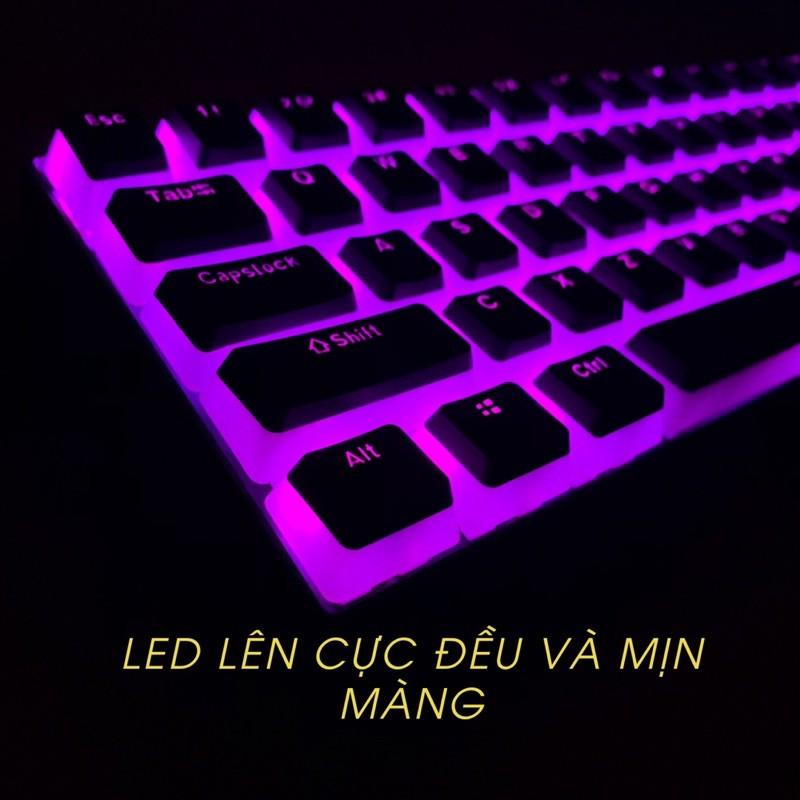 Set Bộ Keycap Pudding PBT 110 Phím Xuyên Led Cực Rẻ