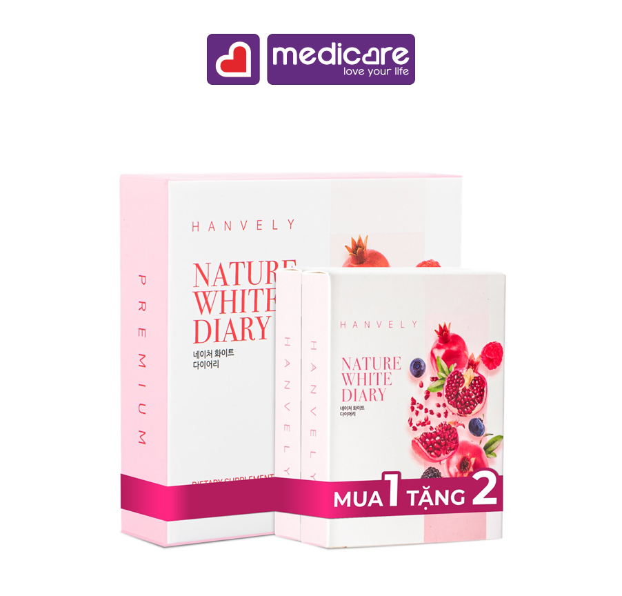 Viên uống HANVELY tỗ trợ làm sáng da 50 viên