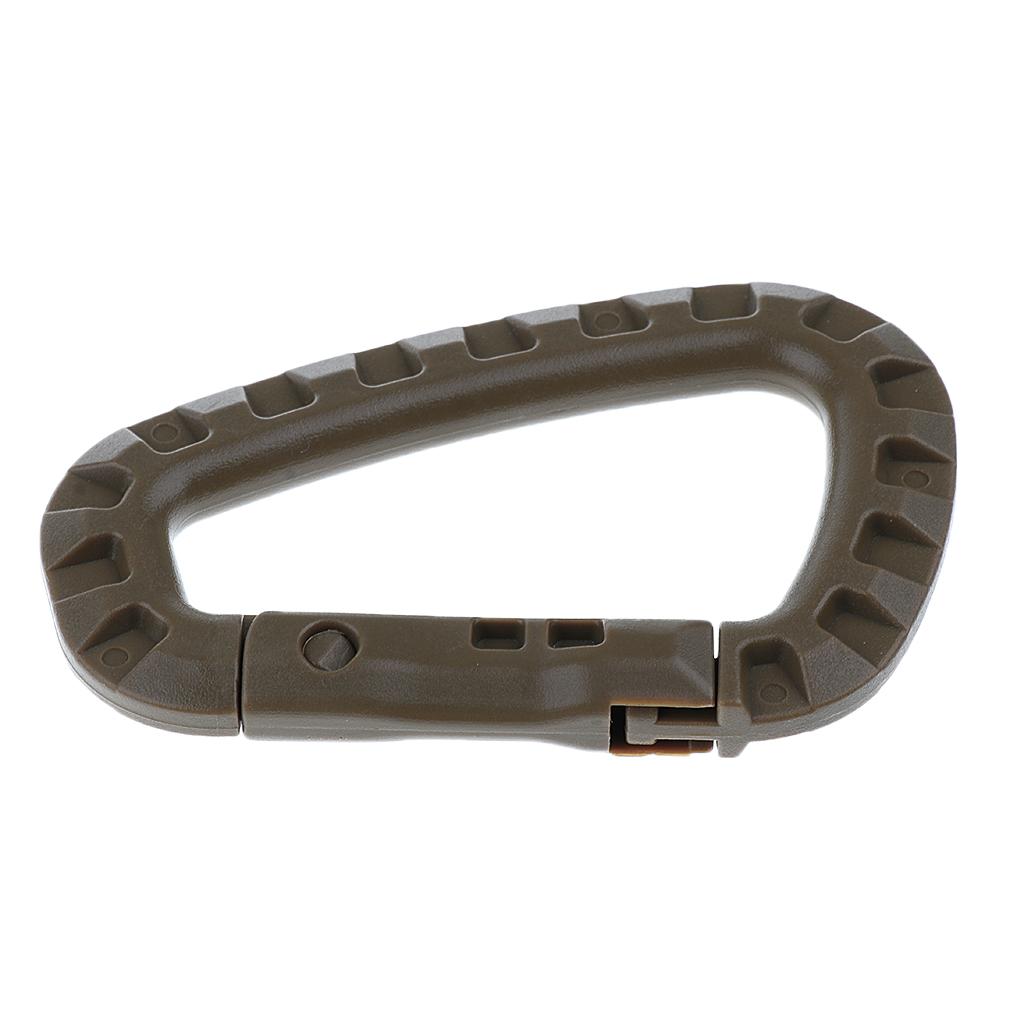 3 Miếng Carabiner Clip Keychain Ba Lô Ngoài Trời Snap Hook