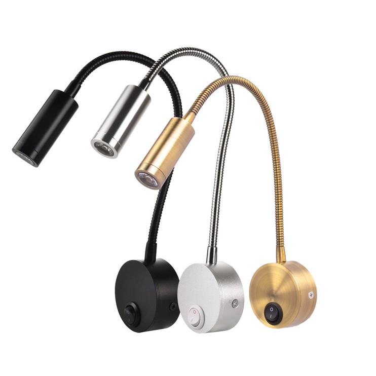 Đèn đọc sách chiếu tranh gắn tường hiện đại thân gân xoắn RO1418