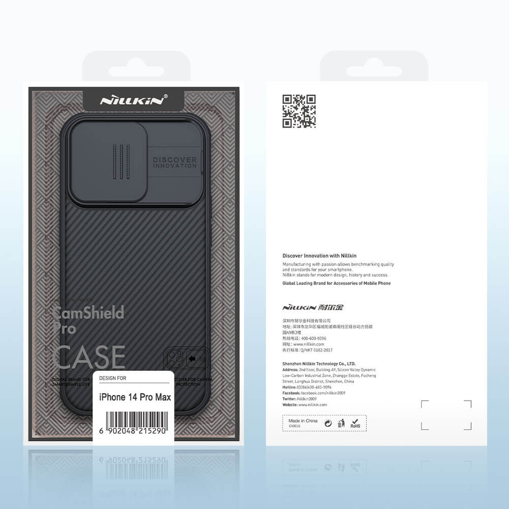 Ốp lưng maqsafe chống sốc cho iPhone 14 Pro Max bảo vệ Camera hiệu Nillkin Camshield Pro chống sốc cực tốt, chất liệu cao cấp, có khung & nắp đậy bảo vệ Camera - hàng nhập khẩu