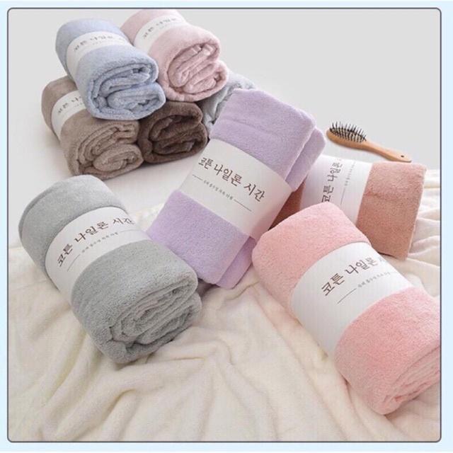 Khăn tắm Hàn Quốc siêu thấm, siêu bền, chất bông mềm mịn
