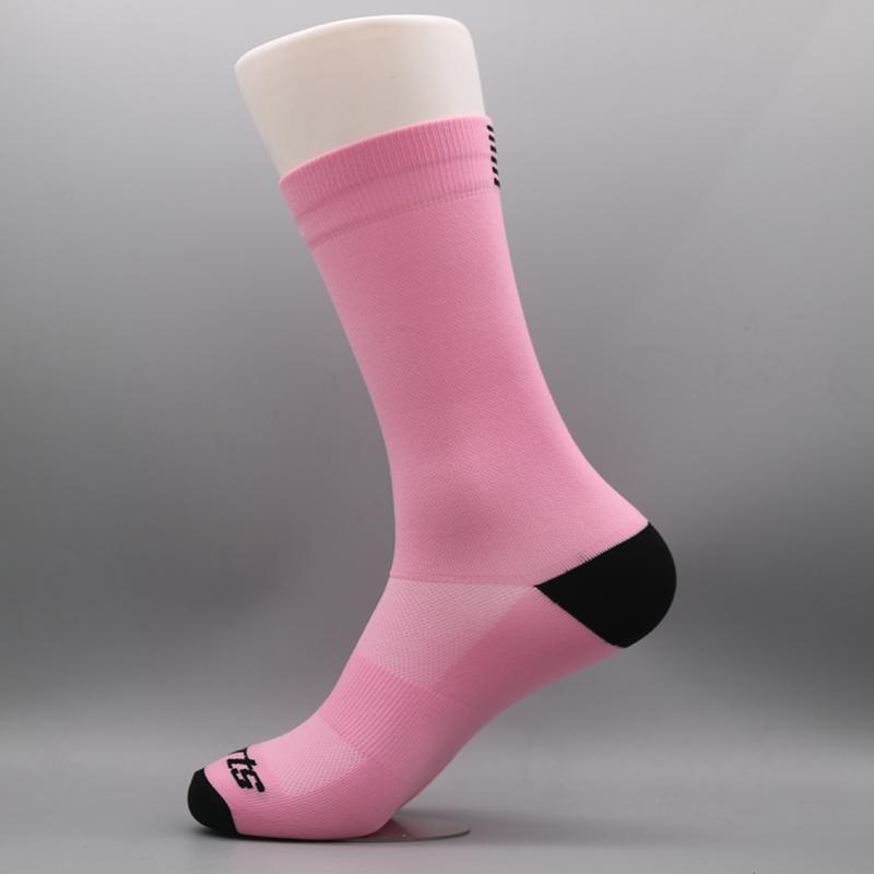 Vớ đi xe đạp chuyên nghiệp thoáng khí cho nam và nữ vớ nén thể thao chạy bóng rổ Color: E13 Size: Size 38-46