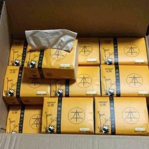 Sỉ THÙNG 30 GÓI GIẤY ĂN GẤU TRÚC SIPIAO Loại 300 tờ