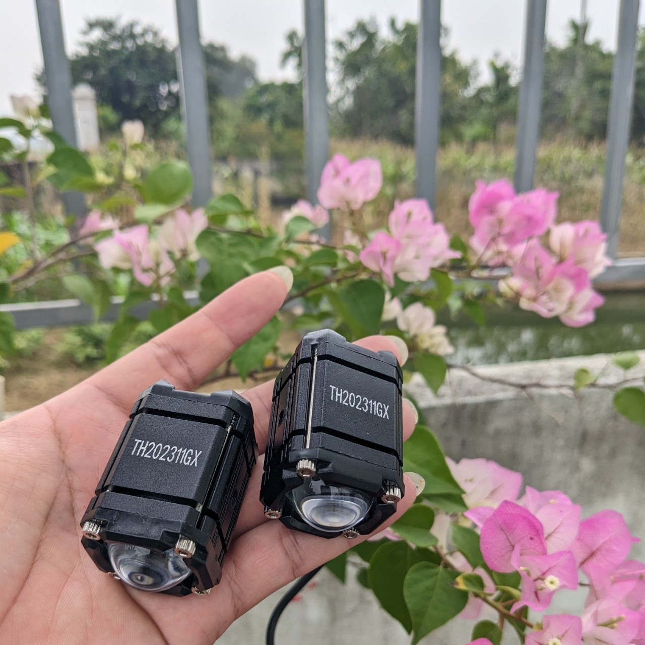 Siêu Phẩm Đèn Trợ Sáng Bi Cầu 2 Màu - 4 Chế Độ Cốt Pha, Lắp Xe Máy &amp; Ô Tô