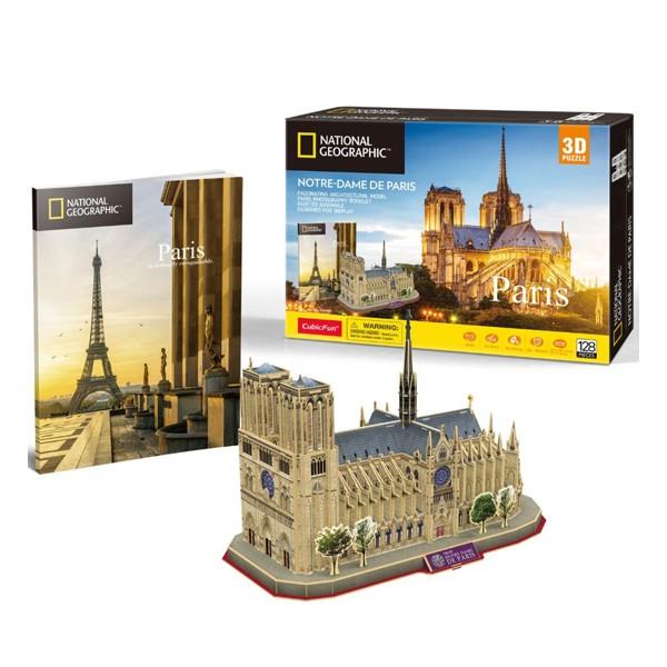 Mô hình giấy 3D - Nhà thờ Đức Bà dòng National Geographic DS0986h