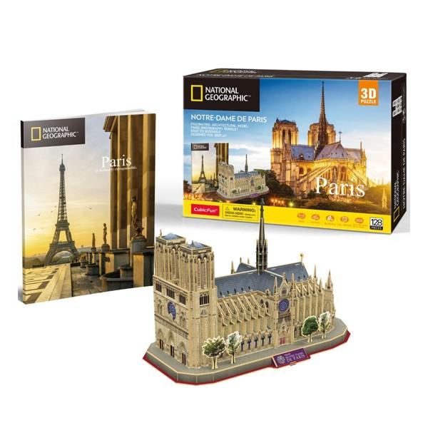 Mô hình giấy 3D - Nhà thờ Đức Bà dòng National Geographic DS0986h