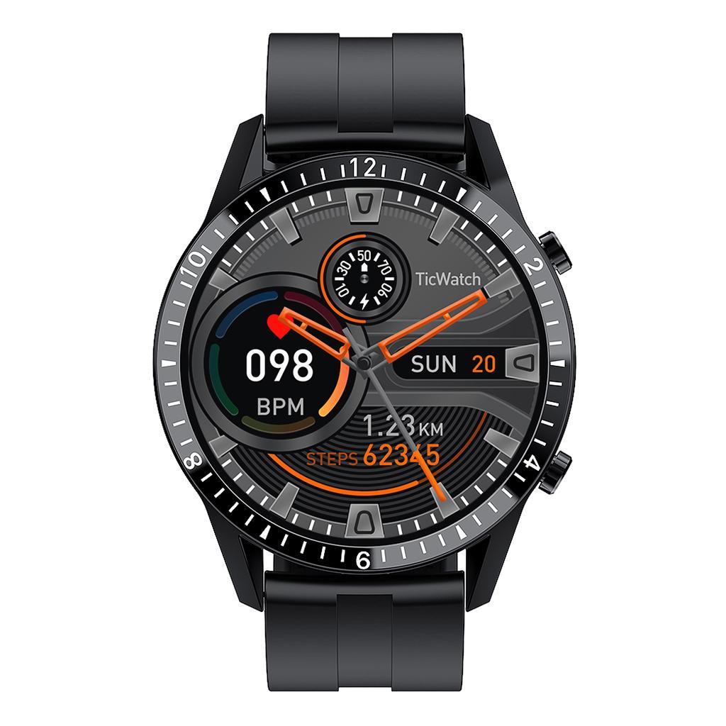 New i9 Smart Watch Heart Rate Blood Oxygen Monitor Black Silicone Band