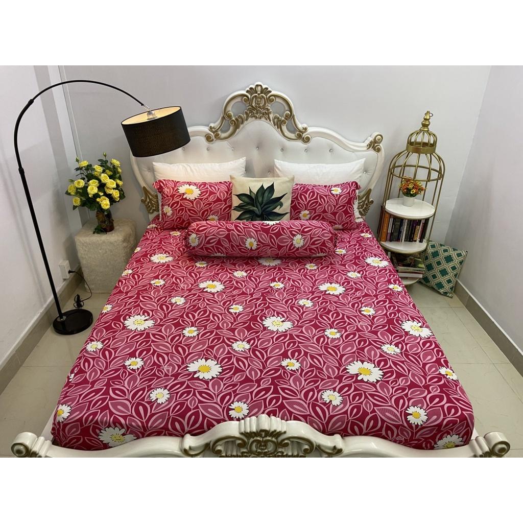 Bộ Drap Thun Hàn Quốc Mát Lạnh Cực Hot {4 MÓN} ko xù , ko ra màu