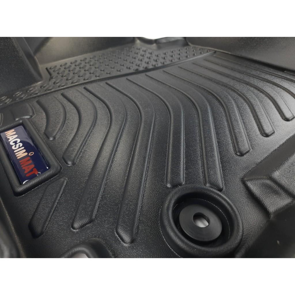 Thảm lót sàn ô tô Hyundai Tucson 2019-2020 Nhãn hiệu Macsim chất liệu nhựa TPV cao cấp màu đen