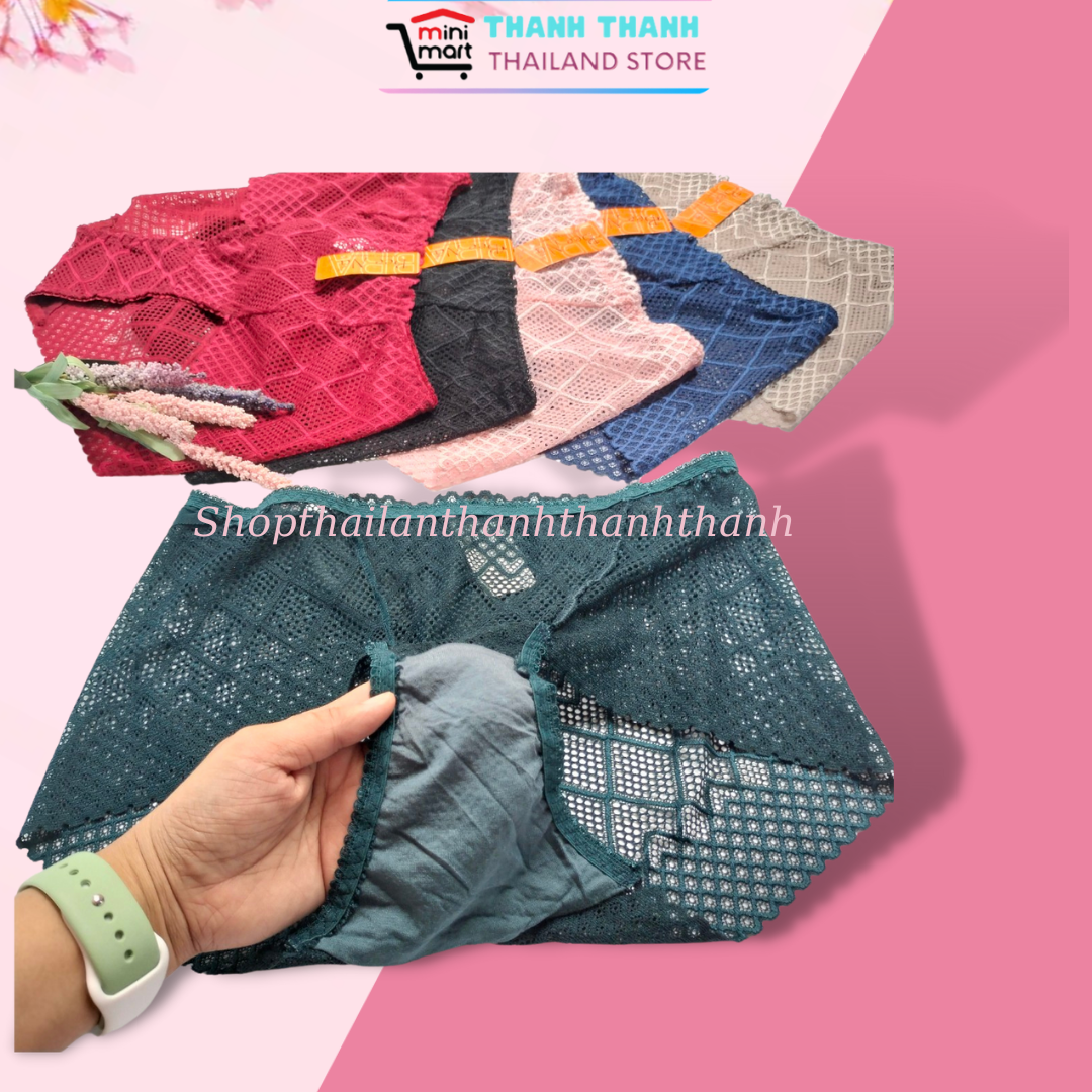 Quần lót nữ ren lưới cao cấp BeeNa 6777, chất mềm mại thoáng mát, size XXL