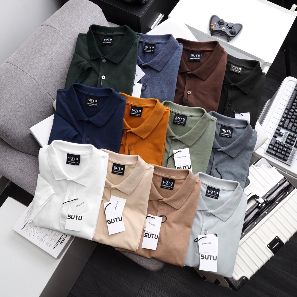 Áo Thun Polo Trơn Nam SUTU Phong Cách Basic Đơn Giản Phù Hợp Với Tất Cả Mọi Người A08DES