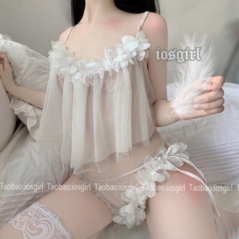 Set Hoa Ren Lưới Cosplay Nàng Thơ cực Sexy- Kèm Clip GIAO HOẢ TỐC HCM