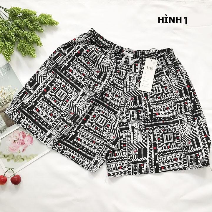 Quần đùi nữ từ 50-60kg vải lanh tole - Quần sọt nữ - QU9