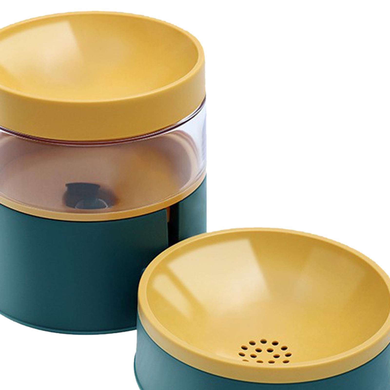 Automatic Pet Feeders Food Bowl Water Feeding Drinking Dish