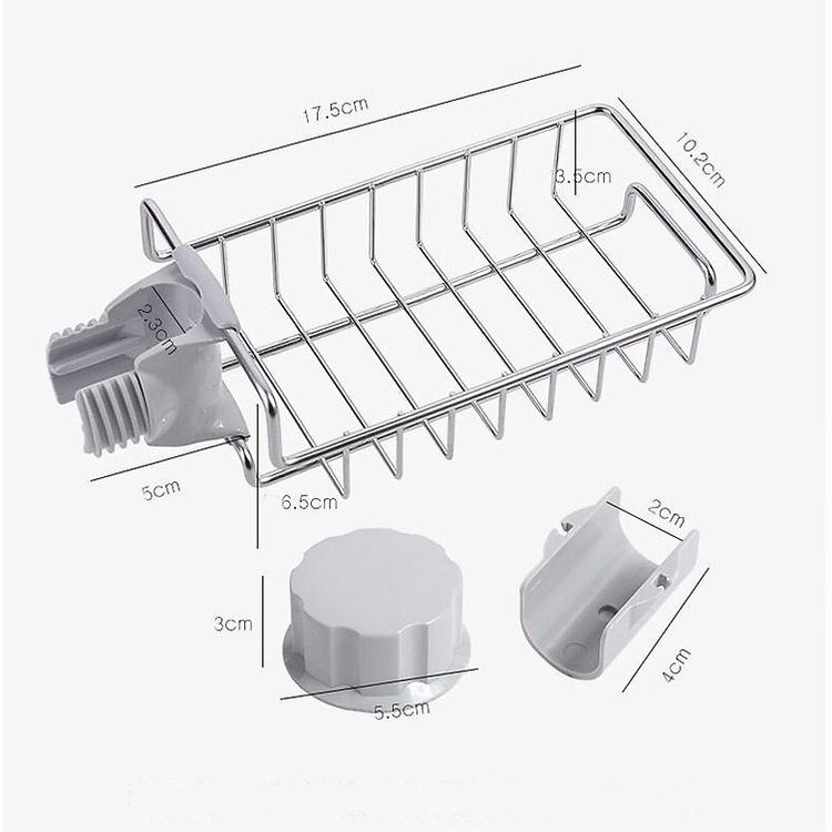 Giá để miếng rửa chén bằng inox