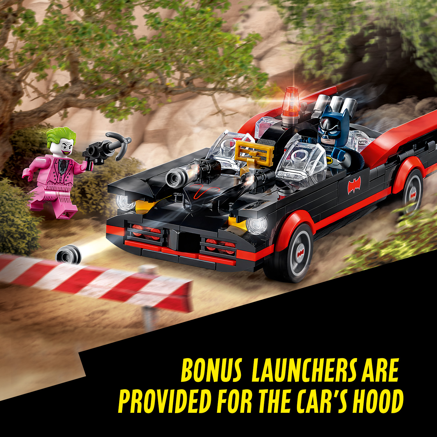 LEGO SUPER HEROES 76188 Siêu Xe Người Dơi Đối Đầu Joker (345 chi tiết)