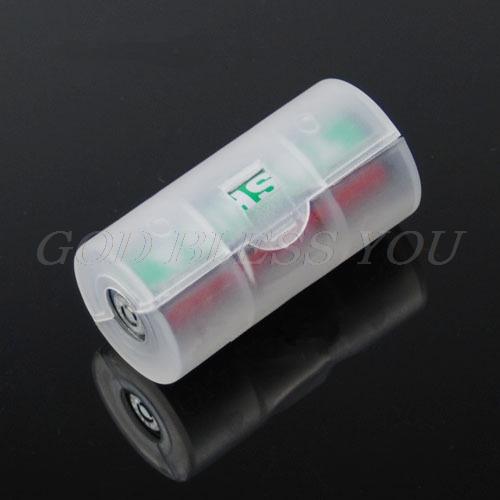 10 Chiếc AA Đến C Kích Thước Pin Adapter Chuyển Đổi Adapter Ốp Lưng Kết Hợp Tế Bào Pin Hộp Adapter Giá Đỡ Chuyển Đổi công Tắc